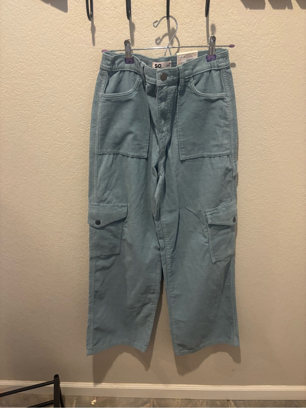 SO Dusty Blue Utility Cargo Pants